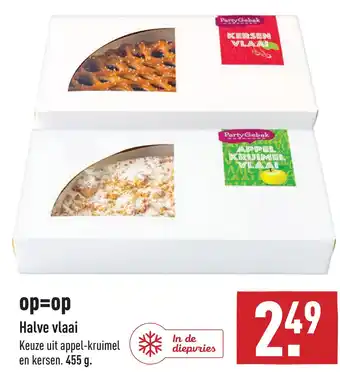 ALDI Halve vlaai aanbieding