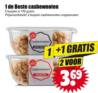 Dirk 1 de Beste cashewnoten aanbieding