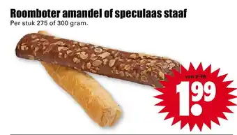 Dirk Roomboter amandel of speculaas staaf aanbieding