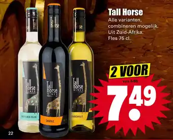 Dirk Tall Horse aanbieding