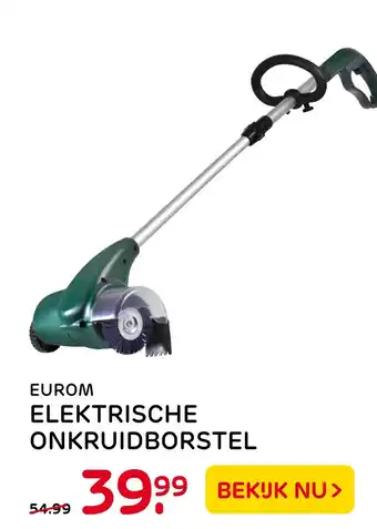 Praxis EUROM ELEKTRISCHE ONKRUIDBORSTEL aanbieding