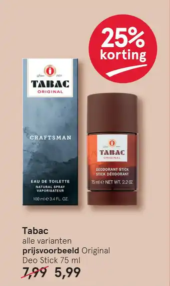 Etos Tabac aanbieding