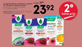 Etos A.Vogel Echinaforce tabletten, vitamine D3, Cinuforce, Hoest en Junior aanbieding