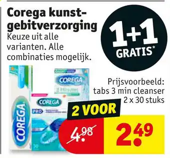 Kruidvat Corega kunst- gebitverzorging aanbieding