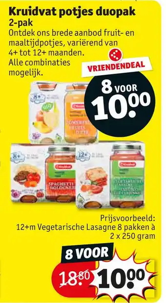 Kruidvat Kruidvat potjes duopak 2-pak aanbieding