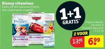 Kruidvat | Disney vitaminen aanbieding