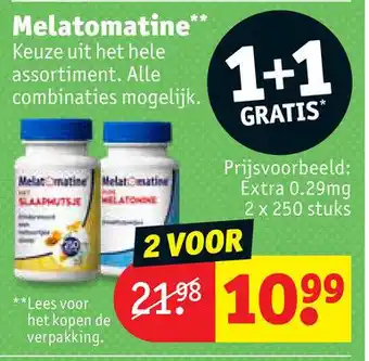 Kruidvat Melatomatine aanbieding