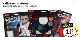 Kruidvat Halloween make-up aanbieding