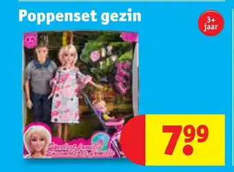 Kruidvat Poppenset gezin aanbieding