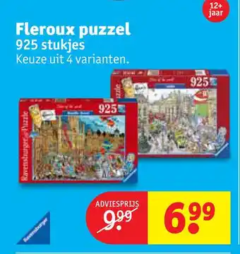 Kruidvat Fleroux puzzel 925 stukjes aanbieding