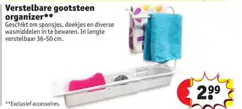 Kruidvat Verstelbare gootsteen organizer aanbieding