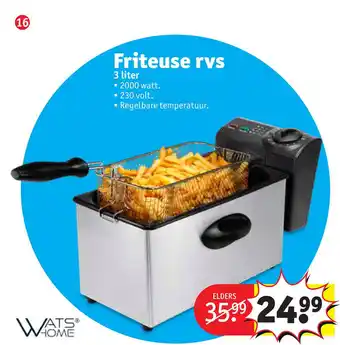 Kruidvat Friteuse rvs aanbieding