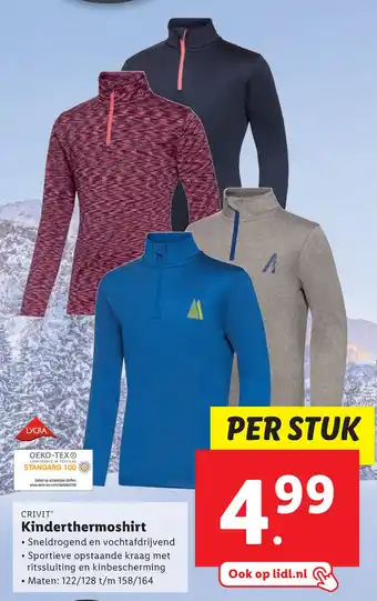 Lidl Kinderthermoshirt aanbieding