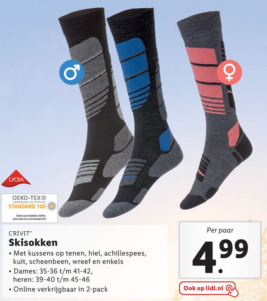 lidl skisokken