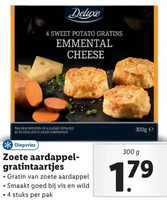 Lidl Zoete aardappelgratintaartjes aanbieding