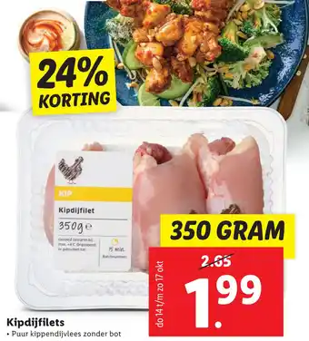 Lidl Kipdijfilets aanbieding