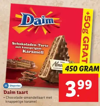 Lidl Daim taart aanbieding