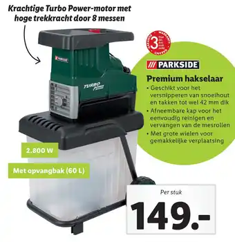 Lidl Premium hakselaar aanbieding