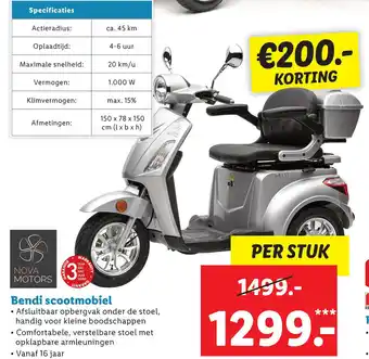 Lidl Bendi scootmobiel aanbieding