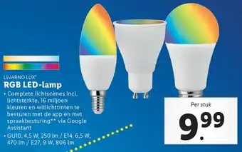 Lidl RGB LED-lamp aanbieding