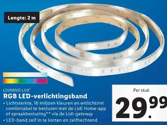 Lidl RGB LED-verlichtingsband aanbieding