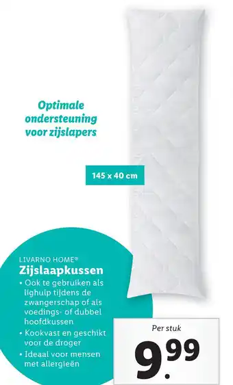 Lidl Zijslaapkussen aanbieding