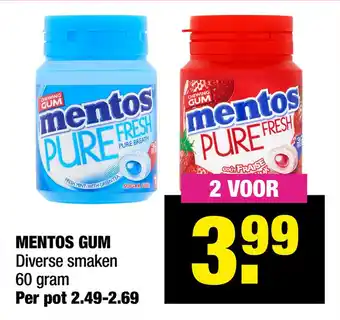 Big Bazar Mentos gum aanbieding