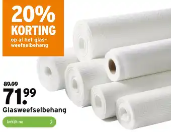 GAMMA Glasweefselbehang aanbieding