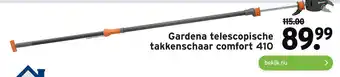 GAMMA Gardena telescopische takkenschaar comfort 410 aanbieding