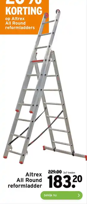 GAMMA Altrex All Round reformladder aanbieding