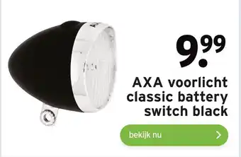 GAMMA AXA voorlicht classic battery switch black aanbieding