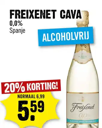 Dirck 3 Freixenet cava 0,0% alcohol aanbieding