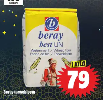 Dirk Beray tarwebloem 1 kilo aanbieding