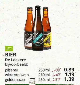 Natuurwinkel Bier De Leckere aanbieding