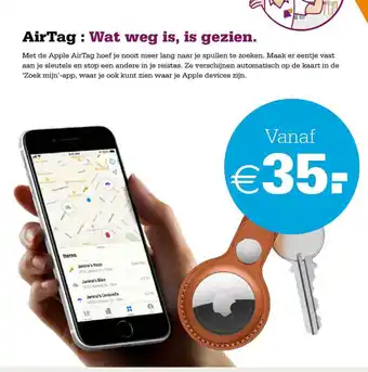 Telecombinatie Airtag: Wat Weg Is, Is Gezien aanbieding