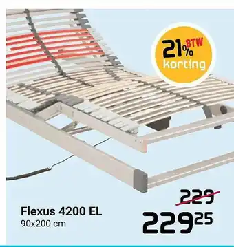 Beddenreus Flexus 4200 EL 90x200 Cm aanbieding