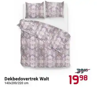 Beddenreus Dekbedovertrek Walt 140x200-220 Cm aanbieding