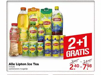 Coop Alle Lipton Ice Tea aanbieding