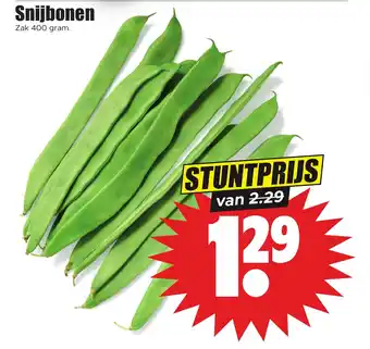 Dirk Snijbonen Zak 400 gram. aanbieding