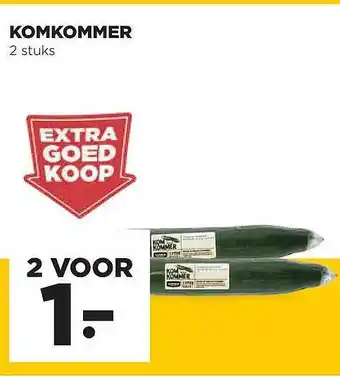 Jumbo Komkommer aanbieding