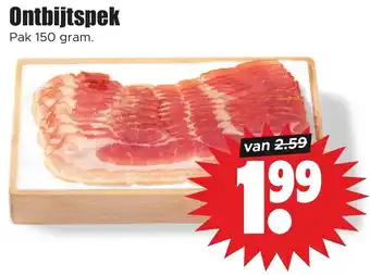 Dirk Ontbijtspek Pak 150 gram. aanbieding