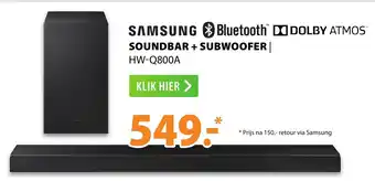 Expert SAMSUNG Soundbar + subwoofer | HW-Q800A aanbieding