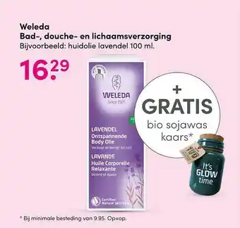 Drogisterij Visser Weleda bad-, douche- en lchaamsverzorging 100 ml aanbieding