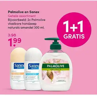 Drogisterij Visser Palmolive en sanex  300 ml aanbieding