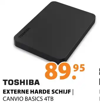 Expert TOSHIBA Externe harde schijf | CANVIO BASICS 4TB aanbieding