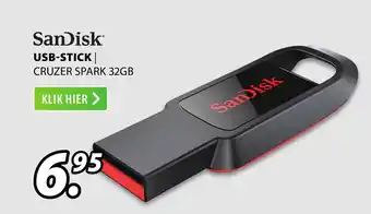 Expert SanDisk USB-Stick | CRUSER SPARK 32GB aanbieding