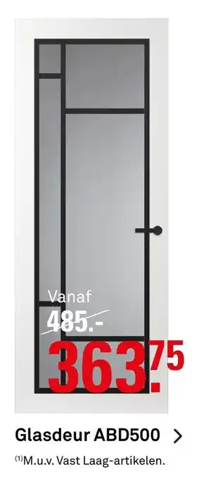 Karwei Glasdeur ABD500 aanbieding