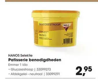 HANOS Selektie patisserie benodigdheden 1 kilo aanbieding