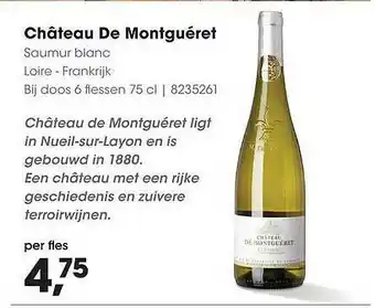 HANOS Château de montguéret  75 cl aanbieding