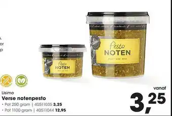 HANOS Lisimo verse notenpesto 250 gram aanbieding